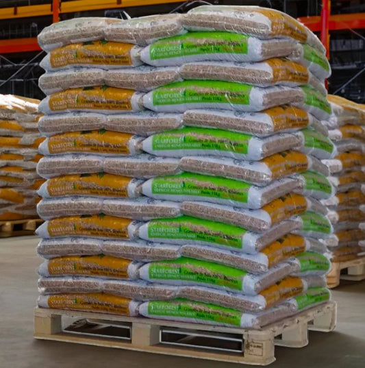 Starforest Holzpellets - Palette mit 70 Säcken à 15 kg