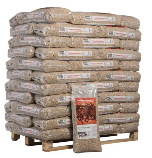 German Pellets – Palette mit 66 x 15-kg-Säcken